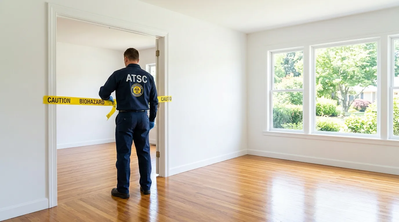 Certified biohazard cleanup crew performing Decomposition Cleanup in Zeeland